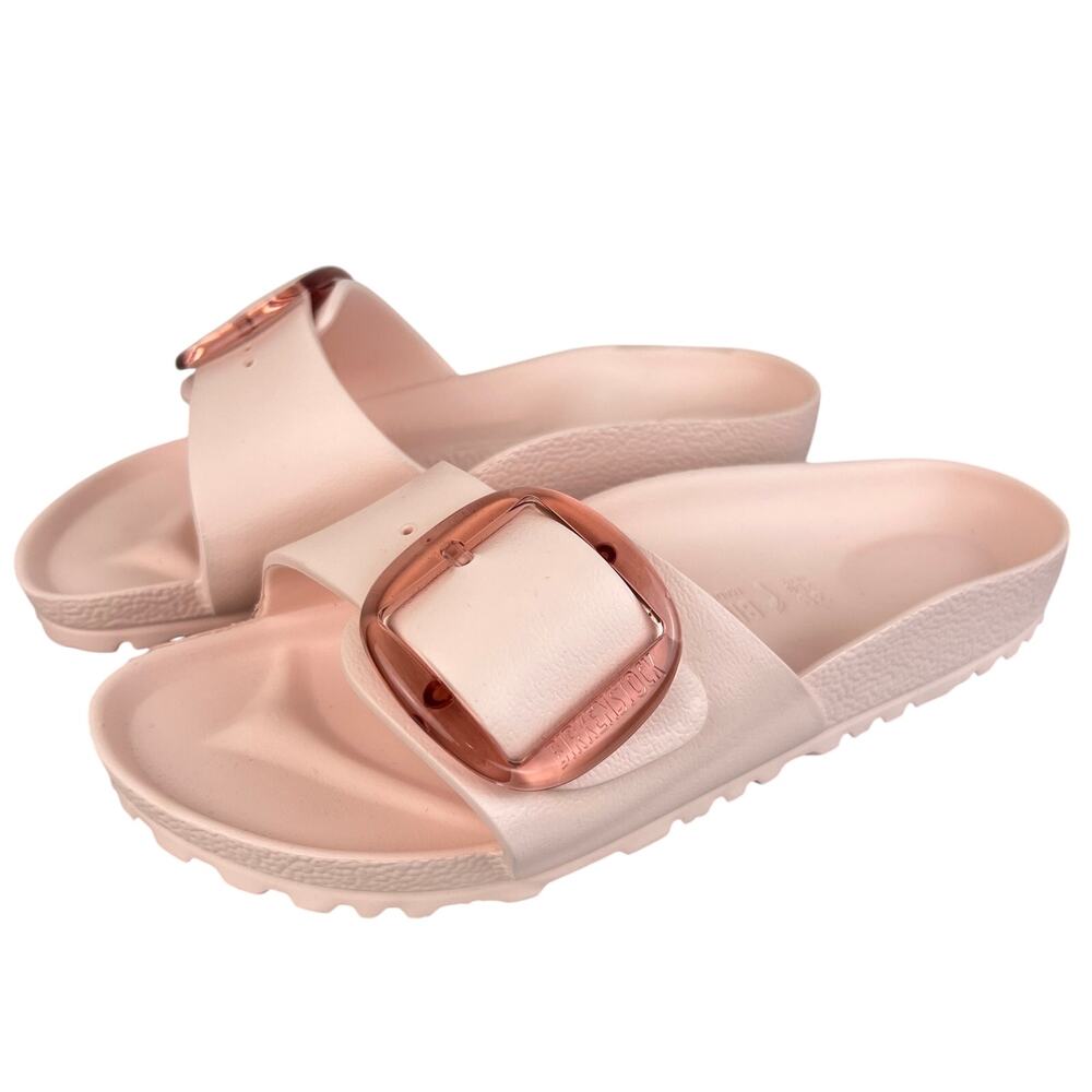 Birkenstock Madrid Big Buckle EVA in Pink Clay Slip On Washable Sandals (Sz 8.5)